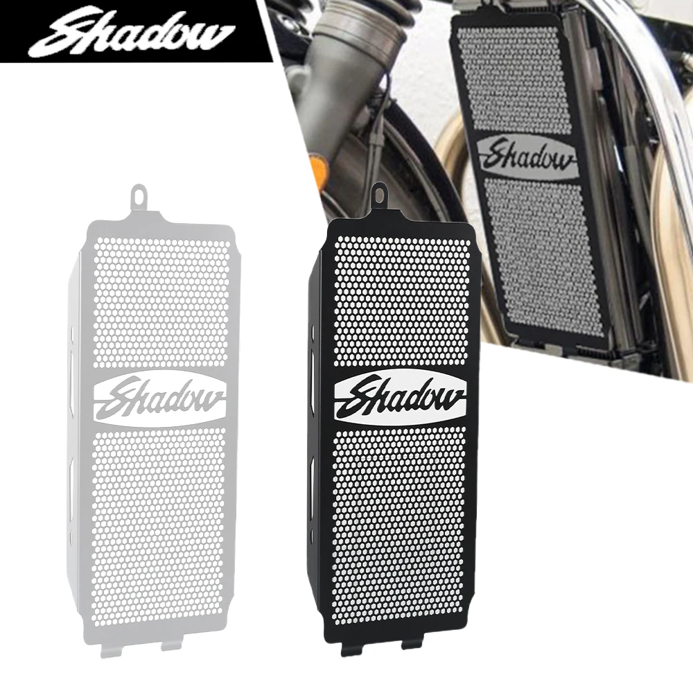 

Motorcycle For Honda Shadow ACE VT400 VT750 1997-2003 Radiator Grille Guard Cover Radiator Grill Protector Spirit 750 2001-2008