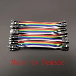 Versatile 40 - Pin Jumper Wire Set for DIY Electronics and Prototyping (Male to Female)