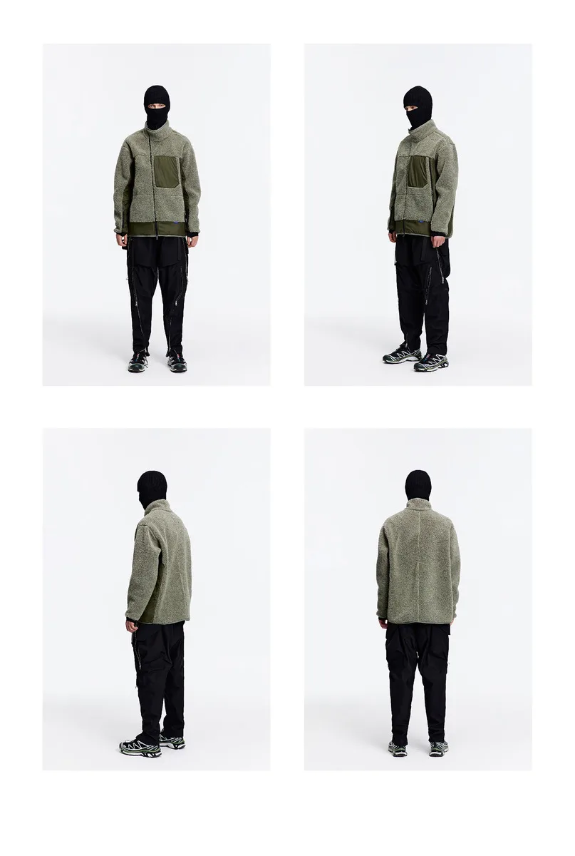 Reindee Lusion 22FW Multishape silver zipper cargo pants multiple pockets flexible adjustment techwear gorpcore