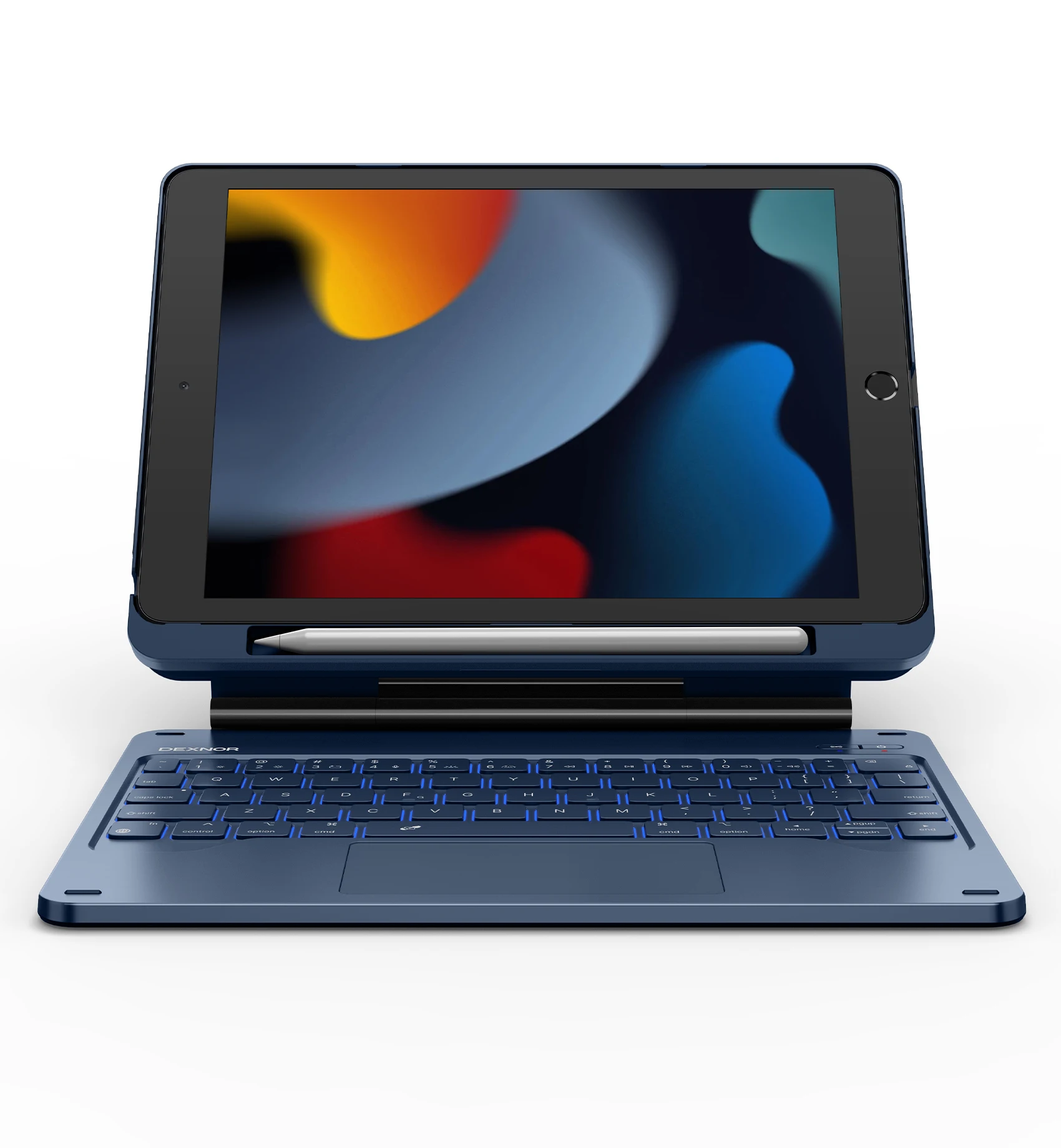 Dexnor-磁気キーボードケース,Bluetoothワイヤレス,10.2インチ