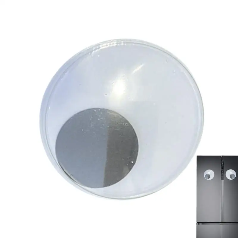 Cute Moving Eyeball Stickers 3D Large Wiggle Eye Decals Outdoor Garden Tree Decoration Stickers For Car Refrigerator Door Tree