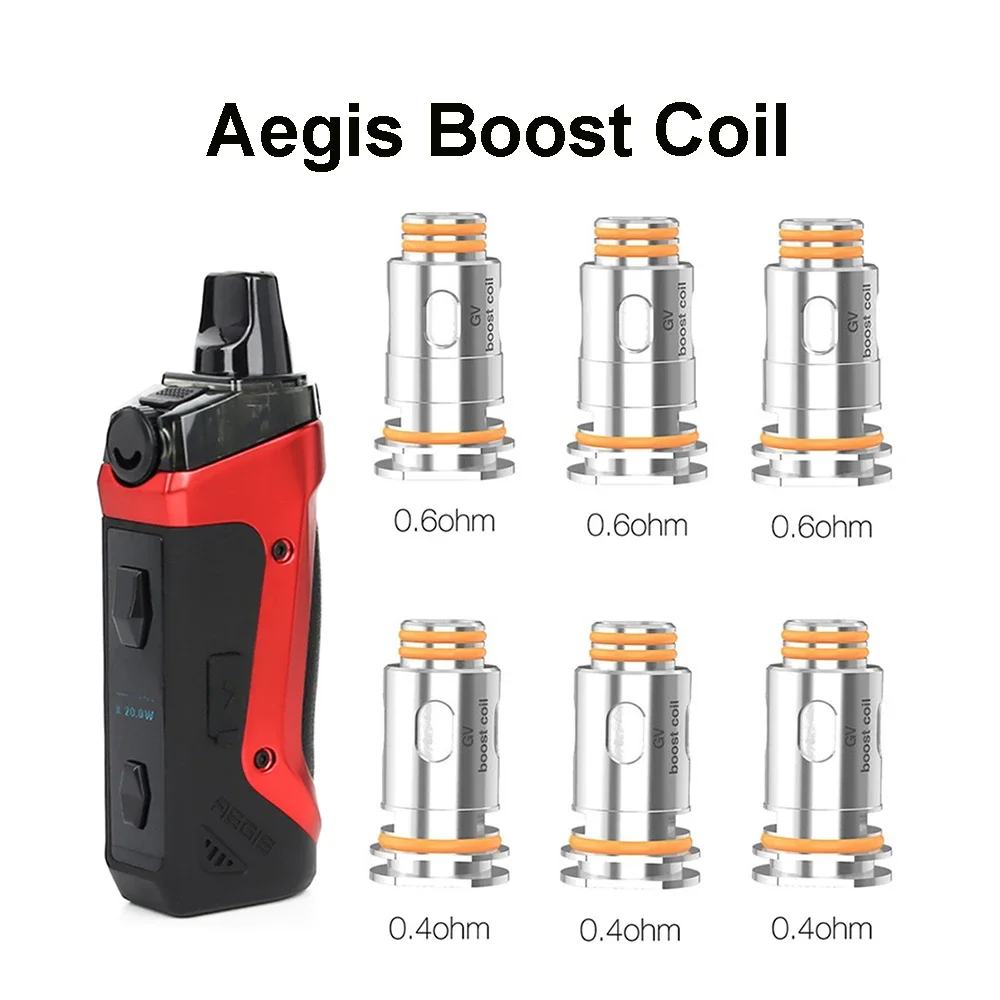 

Vmiss Aegis Boost Mesh Coil 0.4ohm 0.6ohm MTL Coils for Aegis Boost Pod Cartridge Hero Pod ZEUS X Mod