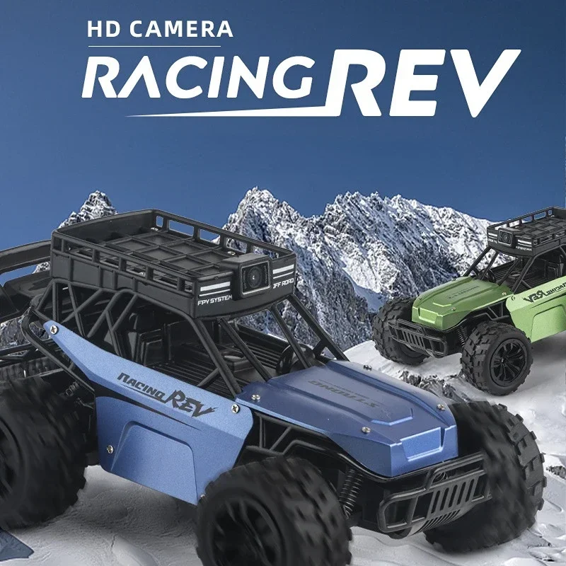 Rc Car with Hd Camera App Control Off-Road Climbing Car All Terrain High-Speed Vehicle Electric Car Toys for Boys Kids Gift