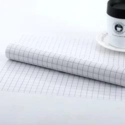 Clear Vinyl Application Tape with Color Alignment Grid for DIY Art and Craft Projects (Black Grid)