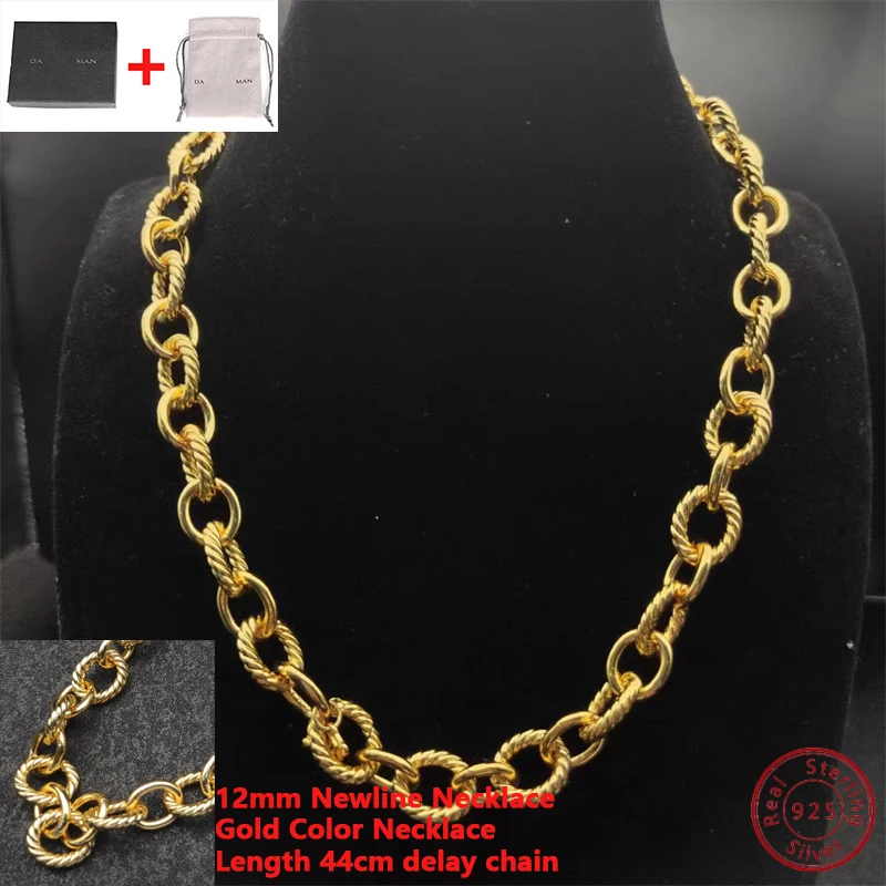 

Классический и стильный: Новое серебряное ожерелье DY 2024 пробы для памятных конфет