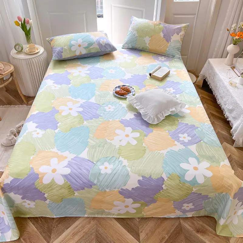 Queen Size Bed Sheets Cotton Cotton Flat Sheet Cotton Top Sheet