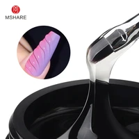 MSHARE 3D Top Coat UV LED Gel Rhinestones No Wipe Topcoat Without Sticky Layer Water Drop 50ml 1