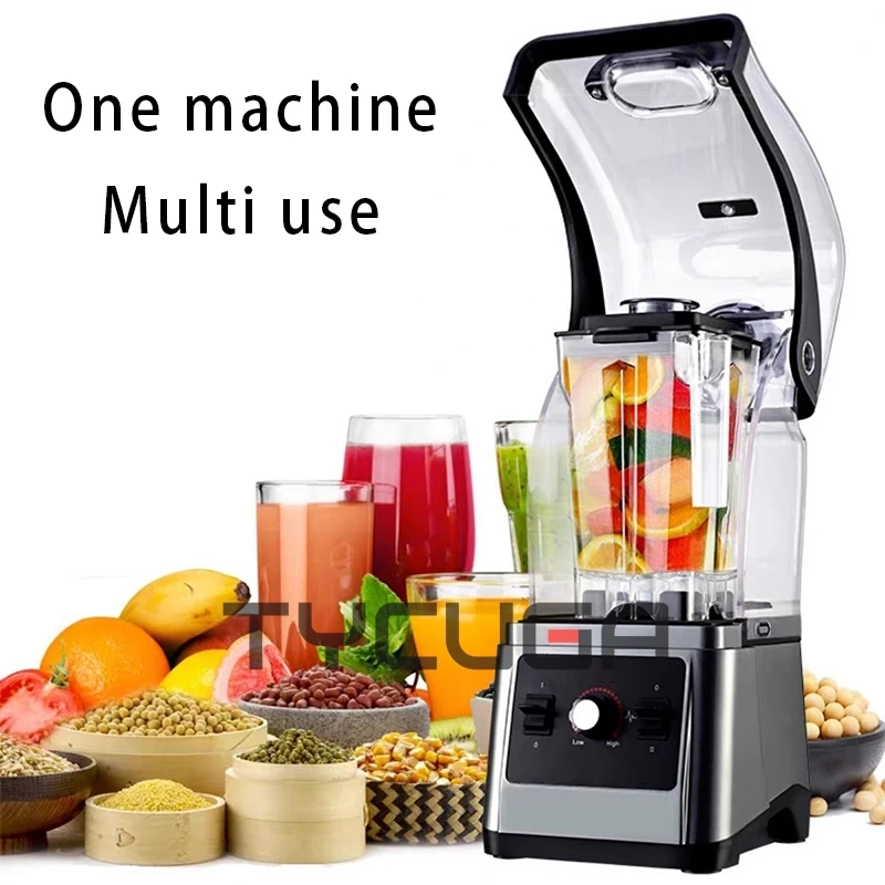 

110/220V Electric Blender Mixer Commercial Blender Fruit Food Ice Crusher Processor Smoothies Juicer Maker Crusher Grain Grinder