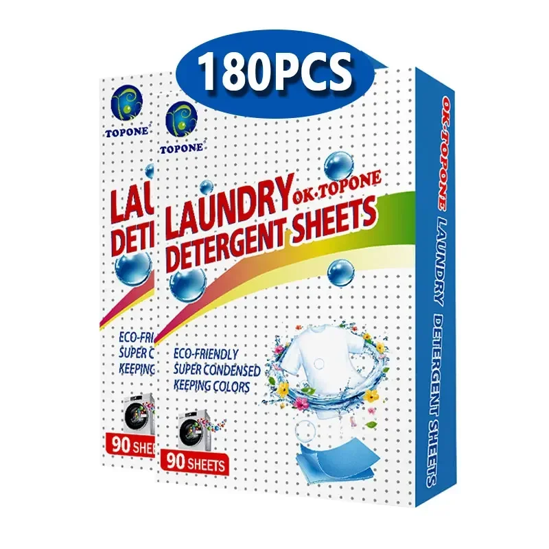 Laundry Tablets Underwear Cleaning Soap Children's Clothing Concentrated Washing Powder Detergent For Washing Machines 90/180Pcs
