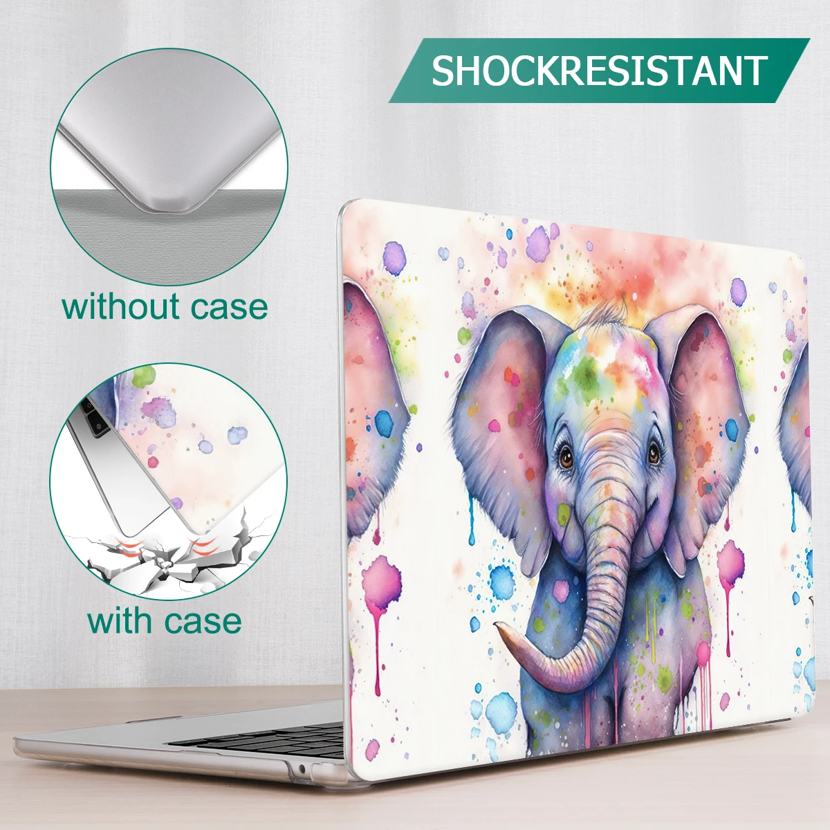 Capa Rígida Cuteness para Macbook m2 m1 2023 Air 15 13 14 16 A2338 A2779 A2941 A2681 A2337 2023 2023 Pro 13 14 16 A2338 A2779 A2780 A2251 A2289 Pro15 - Imagem 2