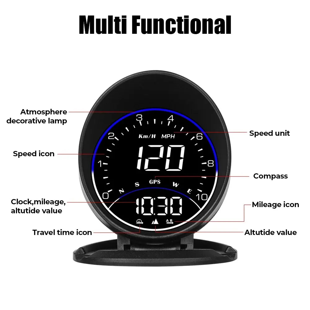 G6 HUD ڵ  ÷   ð,  跮 ӵ,  Ÿ, RPM, MPH, GPS ħ, ֺ  