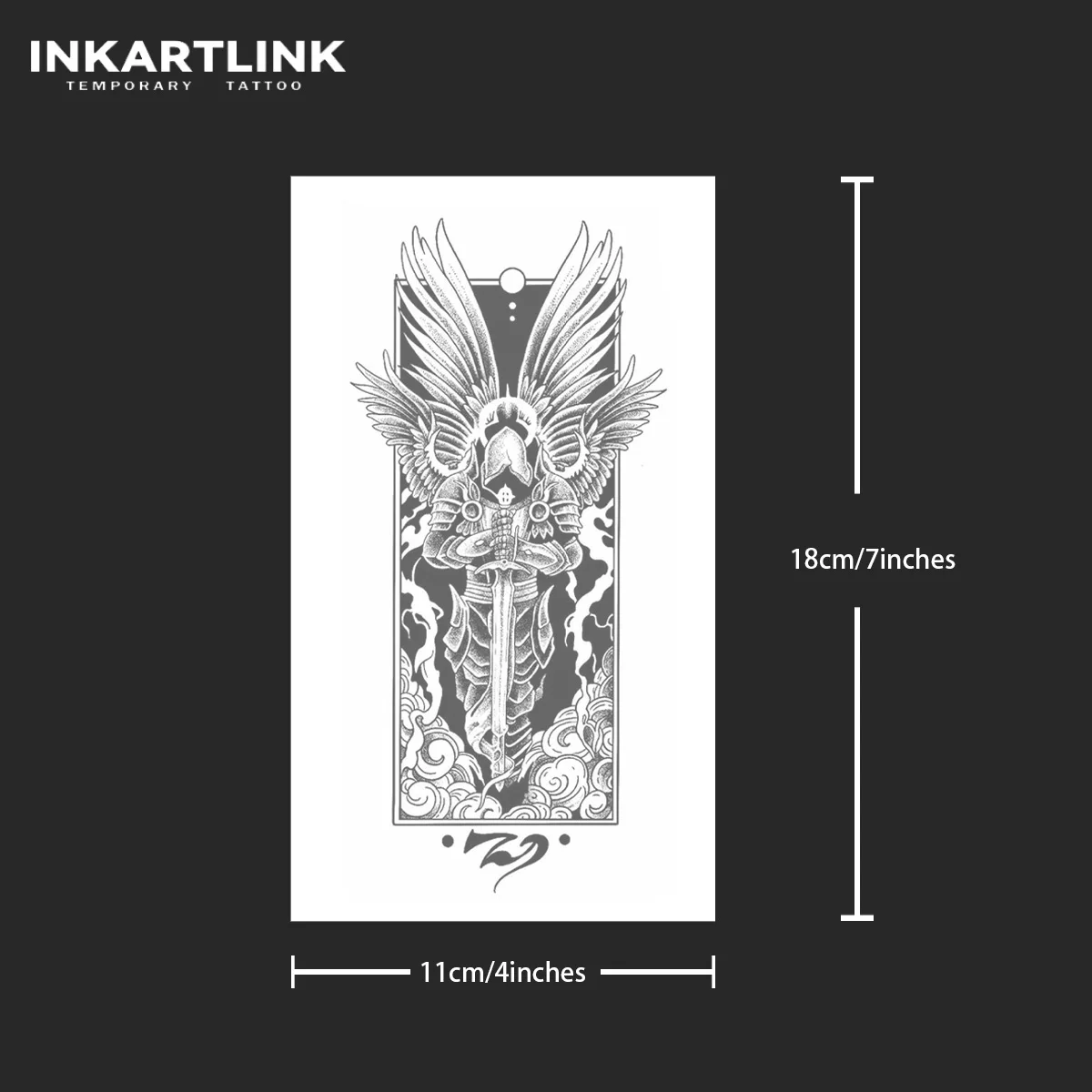 Angel comes Temporary Tattoo,Lasts To 15 Days New Technology Magic Waterproof Semi Permanent Sticker. 4