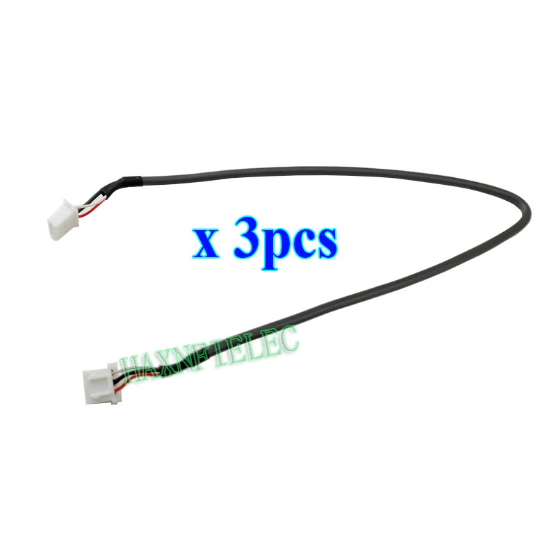 3PCS XH2.54-3P Audio Signal Cable 3Pin Double Terminal Signal Wire 2.54 Pitch Length 300mm