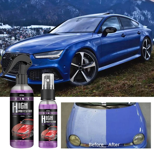 New 3+1 Function High Protection Fast Car Paint Spray Auto Hand Color  Change Cleaning Coating 30ml and 100ml Polish - AliExpress