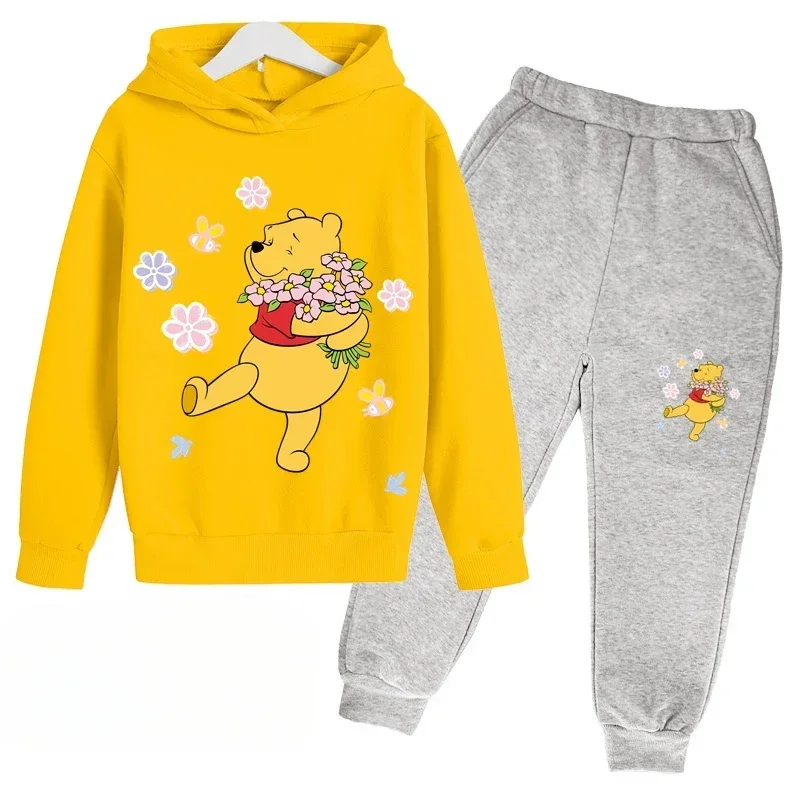 thumbnail image 1 of Conjunto de pantalones y camisetas de manga larga para niños y niñas, ropa de calle con estampado de dibujos animados, moda deportiva, otoño y primavera 2024, 1 of 5
