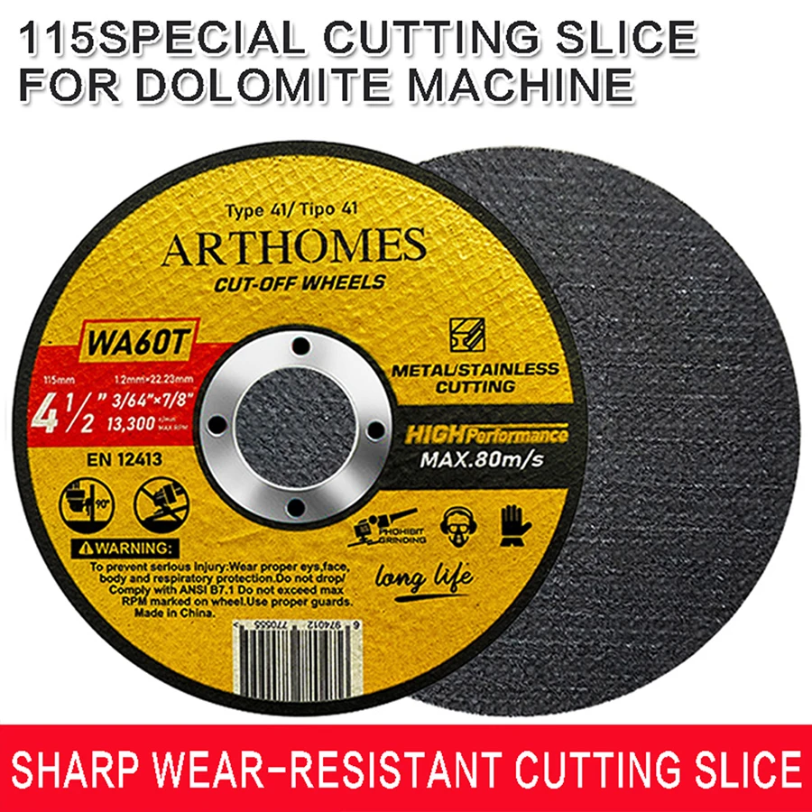 4-1/2 inch 115mm Metal Cutting Disc Resin Grinding Wheel Disc for ...