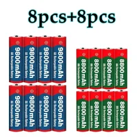 New 1.5V AA 9800+1.5V AAA 8800 1.5VA Rechargeable Battery, Suitable for Watch Toy Camera AAA Rechargeable Battery 4