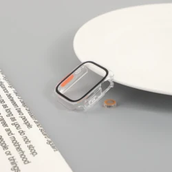 Premium Tempered Glass Screen Protector with Protective Cover for 42mm Series 3 2 1 (Clear)