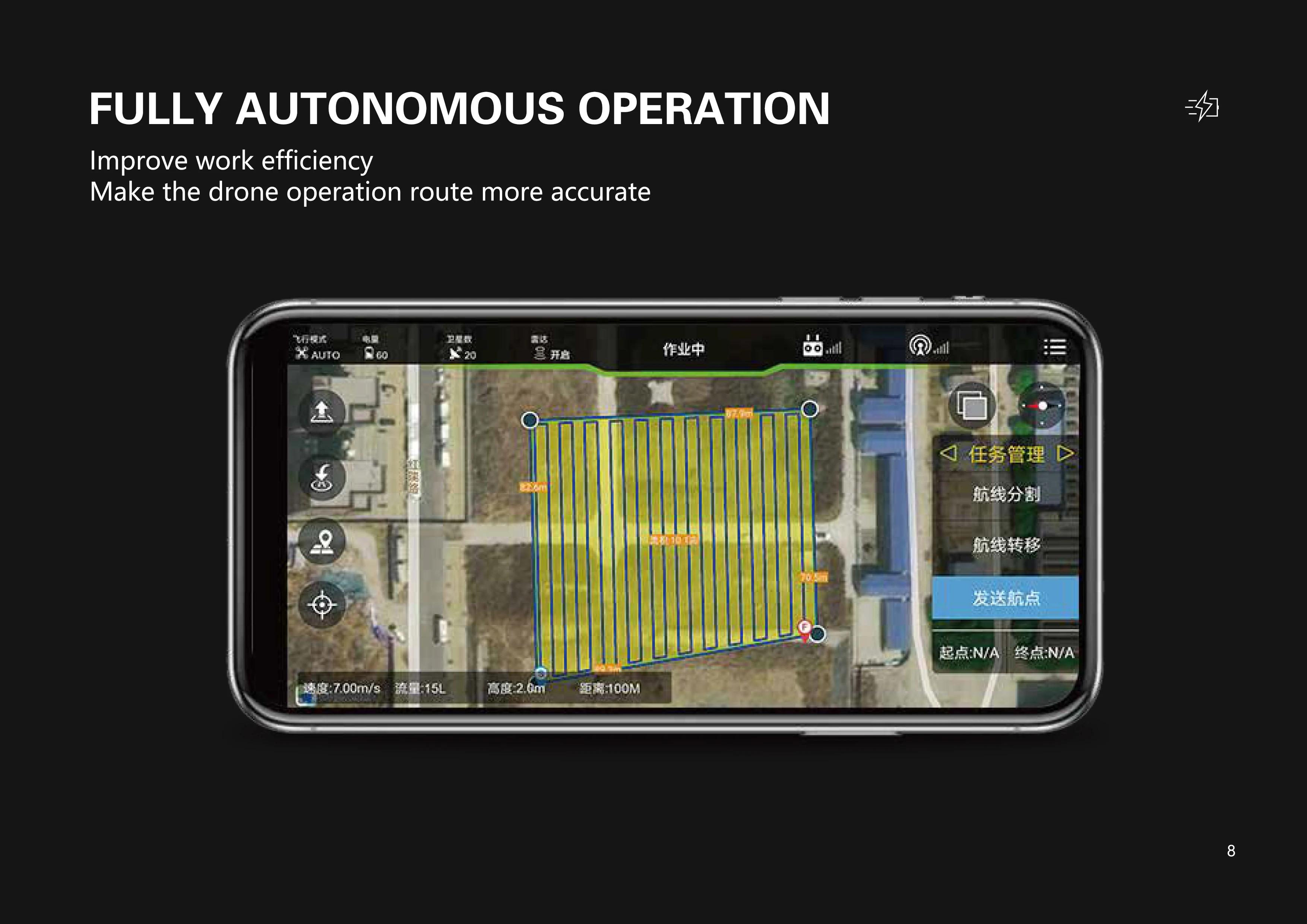 S03f8671b963243be9f94ea92e8ebd78at hot Farm Drone Sprayer Agriculture Agricultural Sprayer