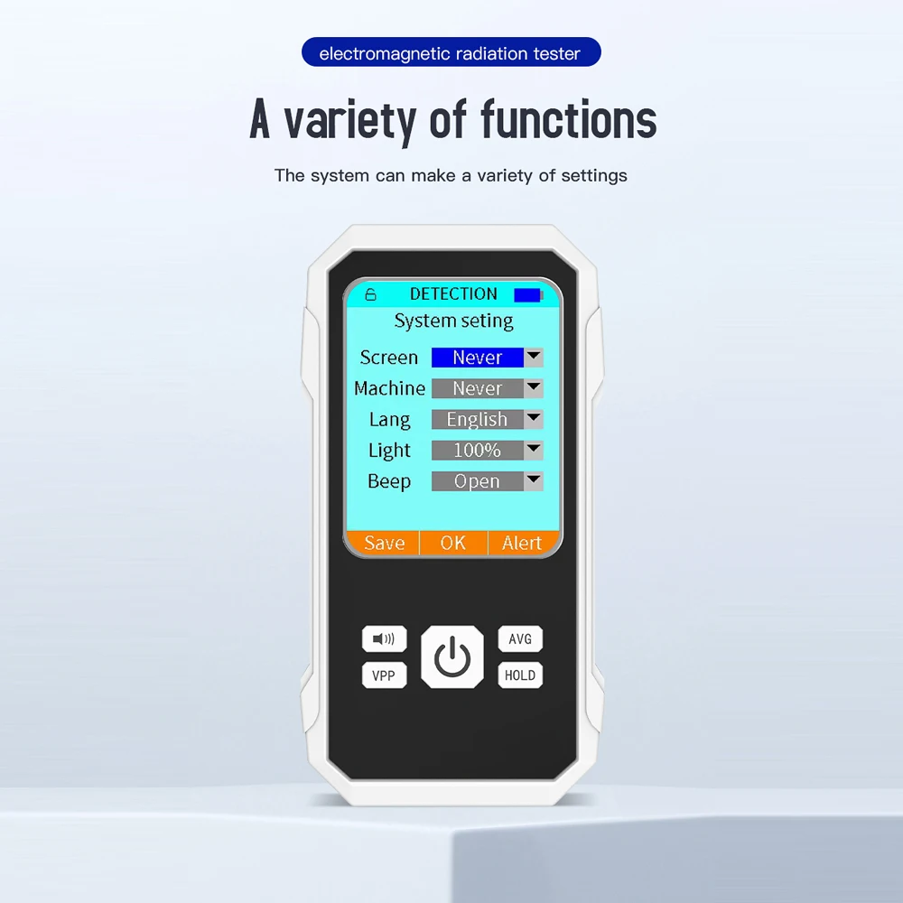 3in1 Electric Field Magnetic Field RF Radiation Detector Electromagnetic Radiation Tester EMF Meter Radio Frequency Detect Meter