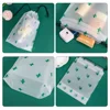 Transparent Drawstring Storage Bag Clothes Underwear Shoes Organizer Pouch Travel Toiletries Cosmetic Cartoon Storage Bag 1