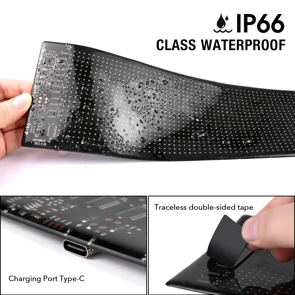 LED Pixel Screen App Bluetooth Control DIY Programmable Flexible Display Screen USB Plug-in for Car Stores Hotels Bars Party led video display panel