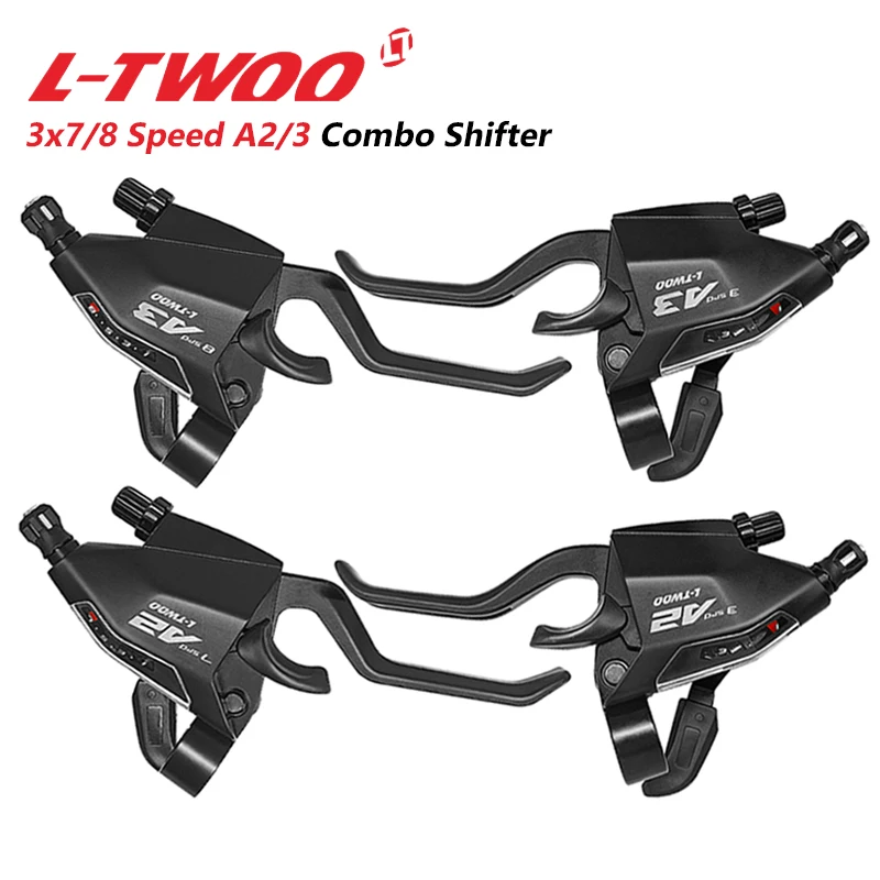 

LTWOO 3X7S 3X8S Brake shifter lever 8 Speed shifter lever with windows Conjoined DIP Bicycle Derailleur for MTB Mountain Bike