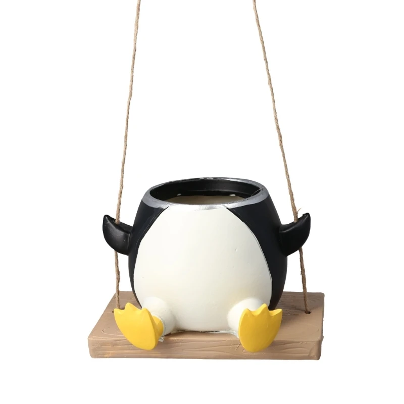 

Горшки для цветов Swing Penguins Подвесные горшки для растений Качающиеся горшки для растений Swing Penguins Planter 667A