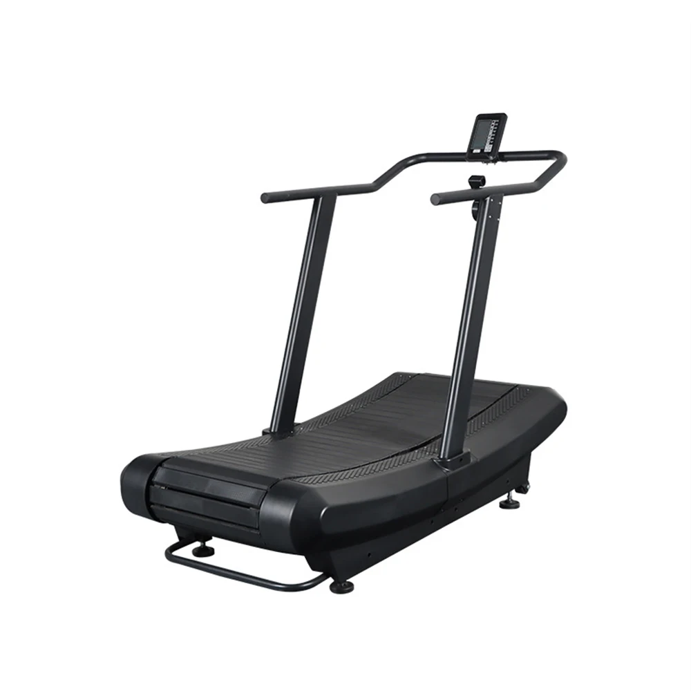 Esteira sem alimentação para academia, ajustável, curvada, grande, multifuncional, equipamento fitness doméstico, sem energia, resistência manual