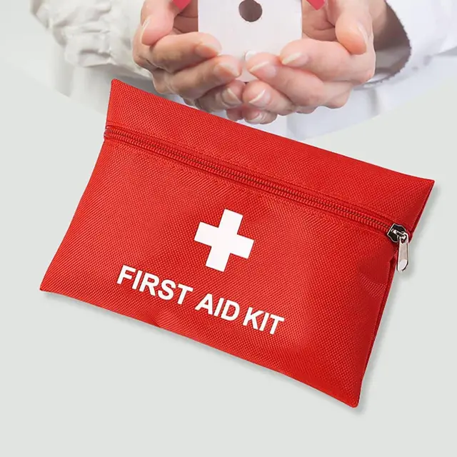 1PC-Portable First Aid Medical Kit Travel Outdoor Camping Useful Mini Medicine Storage Bag Camping Emergency Survival Bag Pill C 2