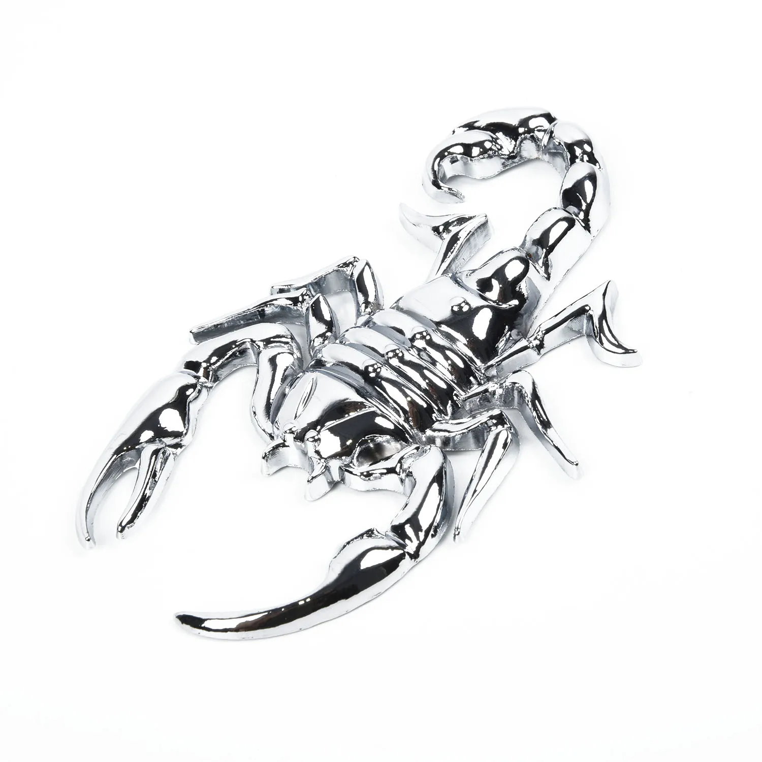 Car Sticker Car Trunk Emblem 3D Sticker Paster Metal Scorpion Badge Emblem Motorcycle Decal Decoration Metal Sticker Gold/Silver Car Styling Accessories