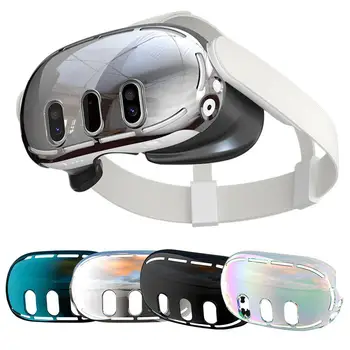 Electroplated Shell Protective Cover For Meta Quest 3 VR Headset Anti-scratch Protection Case Glasses Skin For Oculus Quest 3 1