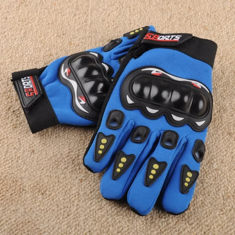 Men's Motorcycle Gloves Full/half Finger Tactical Knuckles Protective Motocross Gloves Durable Riding Working