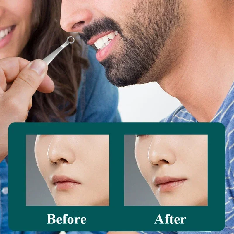 Nose Hair Manual Nasal Hair Shaver Universal Trimming Tweezers Round Head Nose Hair Clippers Stainless Steel Nose Cutter