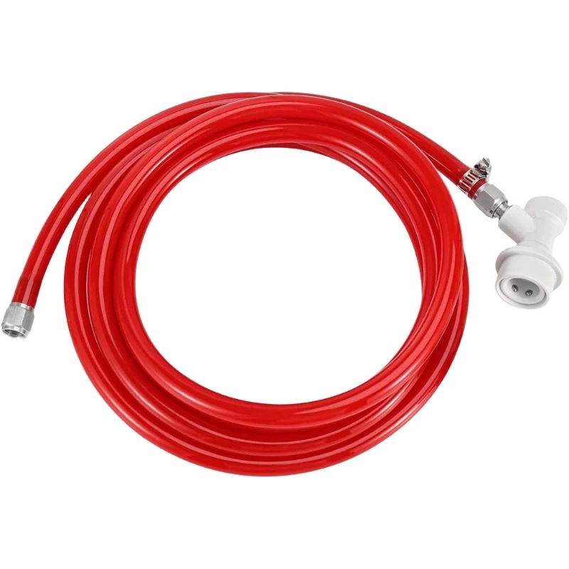 Homebrew Gas Line Assembly 1.5M Gas Hose With Lock Co2 Tube For Sodas Water Carbonated Beer Brewing