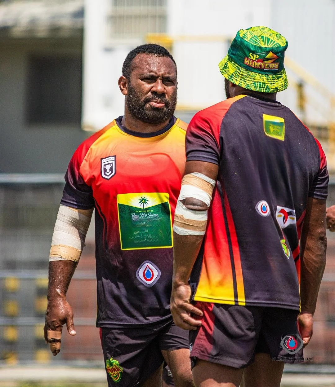 Orchids/Crusaders/Papua New Guinea PNG Kumuls player training T-shirt/Blues model HERITAGE premium jersey