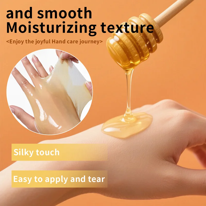 Moisturizing hand and foot balm with a smooth texture containing niacinamide and collagen, nourishing dry skin.