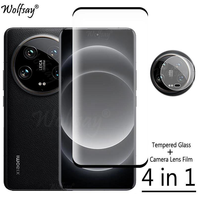 Vetro Temperato A Copertura Totale Per Xiaomi 14 Ultra Screen Protector Xiaomi 14 Ultra Camera Glass Per Xiaomi 14 Ultra Glass 6.73 Pollici