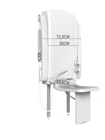 Sitting thermostatic shower Multifunctional wall-mounted seat shower Folding shower screen 1