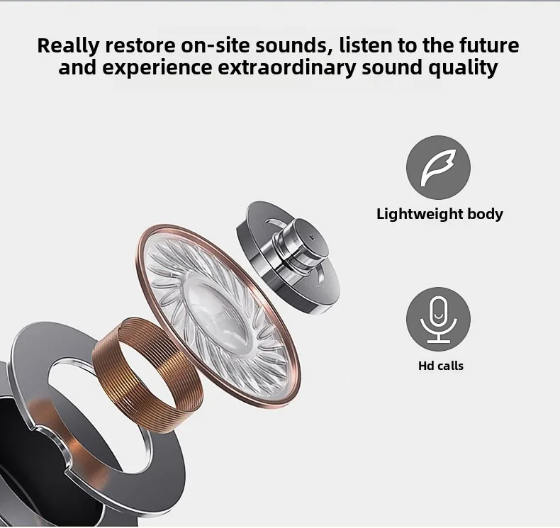 Rotating Face Changing Bluetooth Earphones with Long Battery Life G05D