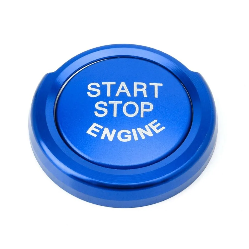 

Aluminum Car Keyless Engine Push Start Button Decoration Cover Trim With Ring For BMW Car Accessories Interior Decoration