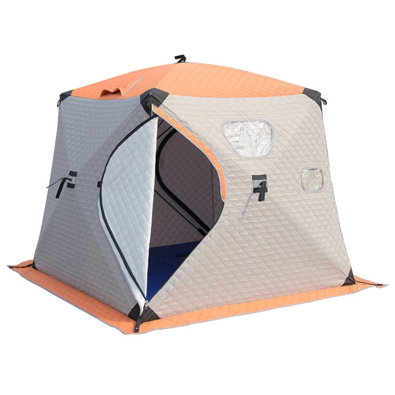

manufacturer custom logo pop up winter insulated outdoor camping ice fishing tent