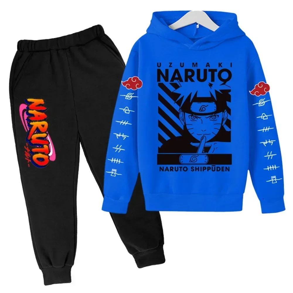 Naruto Hoodie Kakashi Print Hatake Sasuke Kids Hooded Pullover