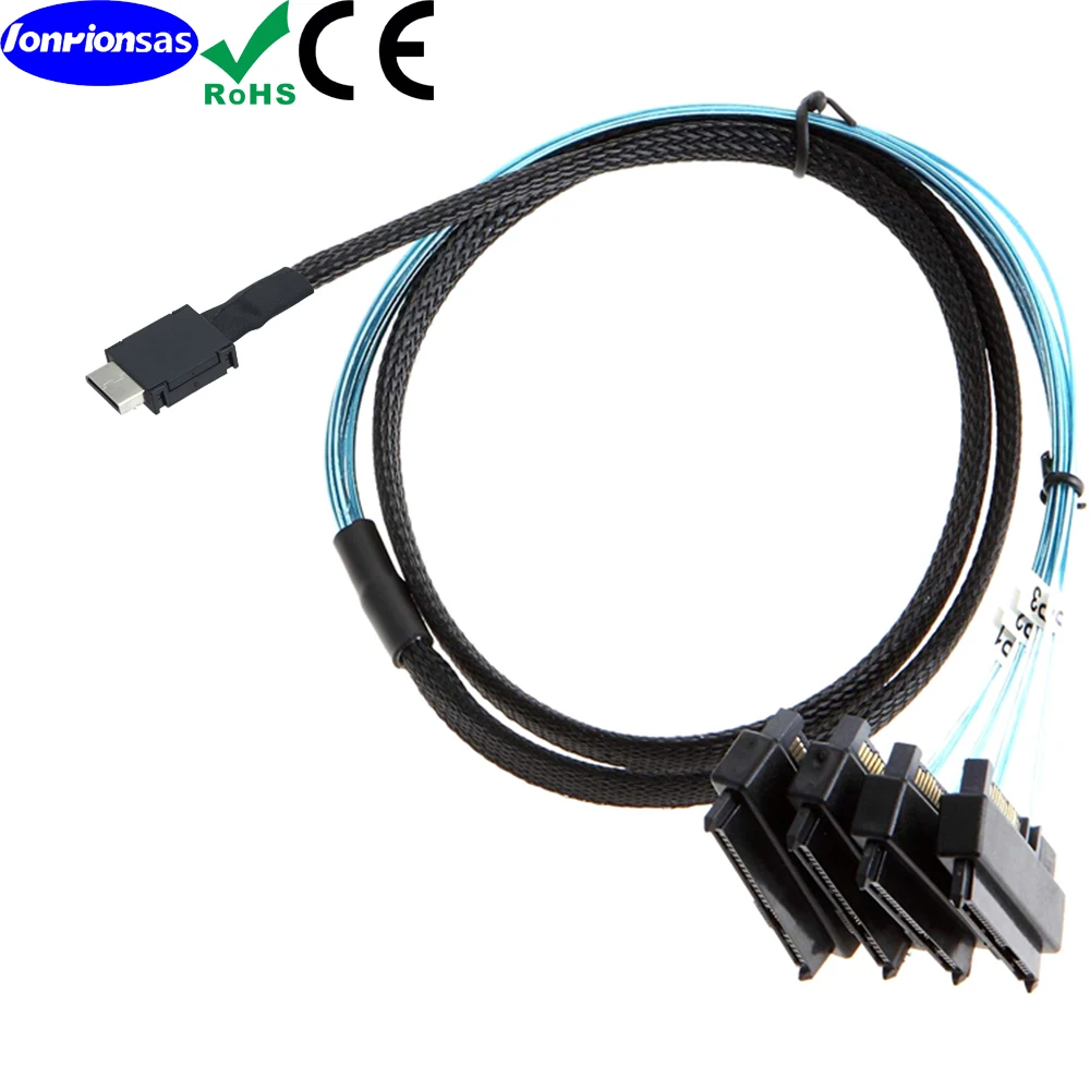 Longlinkpcie pci-express oculink 4i str to SFF-8482, 2 in 1
