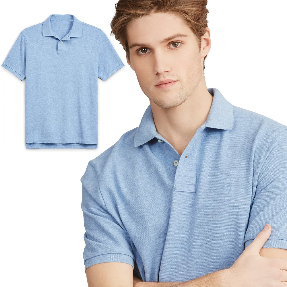 Camiseta Informal Hombre Manga Corta Con Solapa - Primavera/verano | Básica Lisa Para Trabajo Y Diario