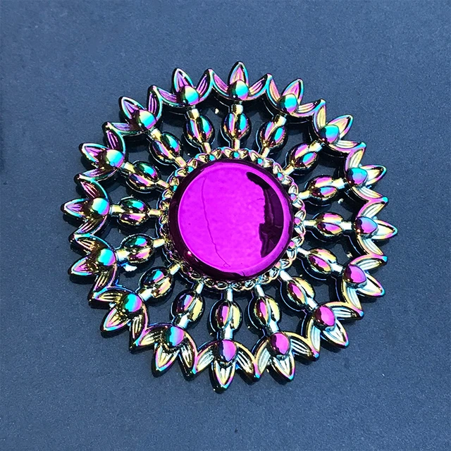 Alloy Rainbow Fidget Spinner Antistress Colorful R118 Bearing Hand Spinner ADHD Finger Spinner Stress Relief Toys For Aldult Kid 5