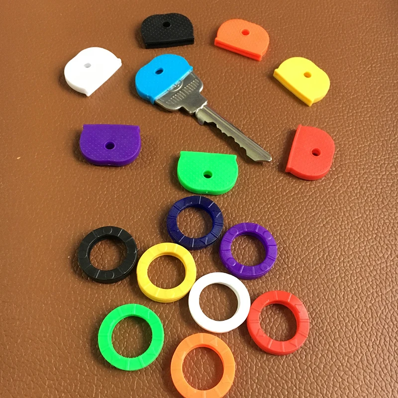 Key Organizer 1/10/20/30pcs Bright Colors Hollow Silicone