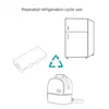 New Blue Ice Single Pack Breast Milk Fresh-keeping Ice Pack Ice Box Ice Pack with Back MilkMommy Ice Pack Refrigeration Supplies 3