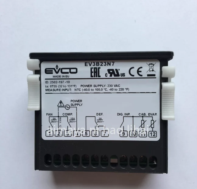 TM103AT, EV3X21N7, FK150/FK201/EVK201/EVKB21N7, EVK401N7 EVCO 온도조절기