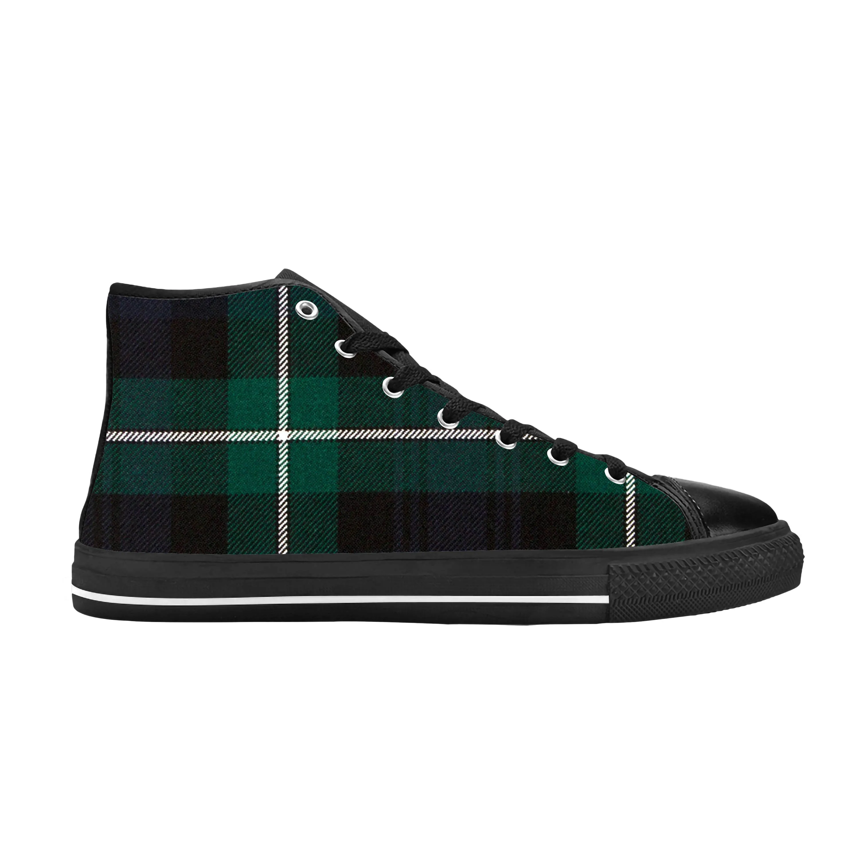 Forbes Scottish Stewart Clan Tartan Plaid Ancient Casual Cloth Shoes High Top Comfortable Breathable 3D Print Men Women Sneakers